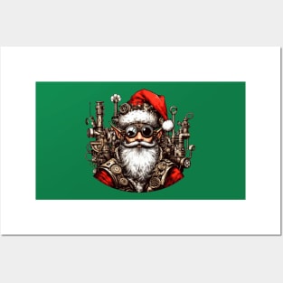 Santa's Steampunk Elf - Ready for Action Posters and Art